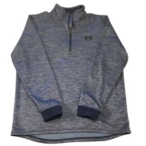 Under Armour Women's Quarter-Zip Coldgear Navy Pull-Over Size‎ Medium